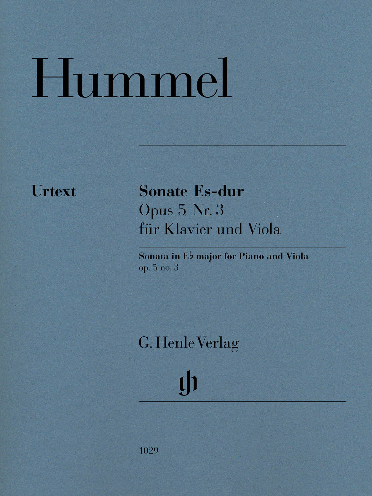 Hummel: Viola Sonata in E-flat Major, Op. 5, No. 3