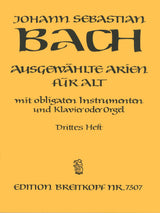 Bach: Selected Arias for Alto - Volume 3