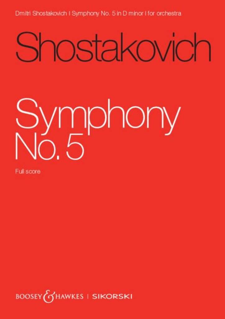 Shostakovich: Symphony No. 5, Op. 47 – Ficks Music