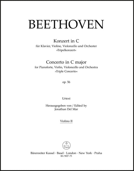 Beethoven: Triple Concerto in C Major, Op. 56