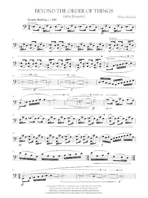 Mazzoli: Beyond the Order of Things