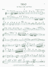 Martinů: Trio for Flute, Cello and Piano, H 300