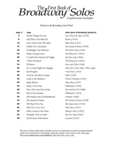 First Book of Broadway Solos - Soprano