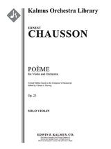 Chausson: Poème, Op. 25