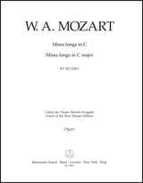 Mozart: Missa longa in C Major, K. 262 (256a)