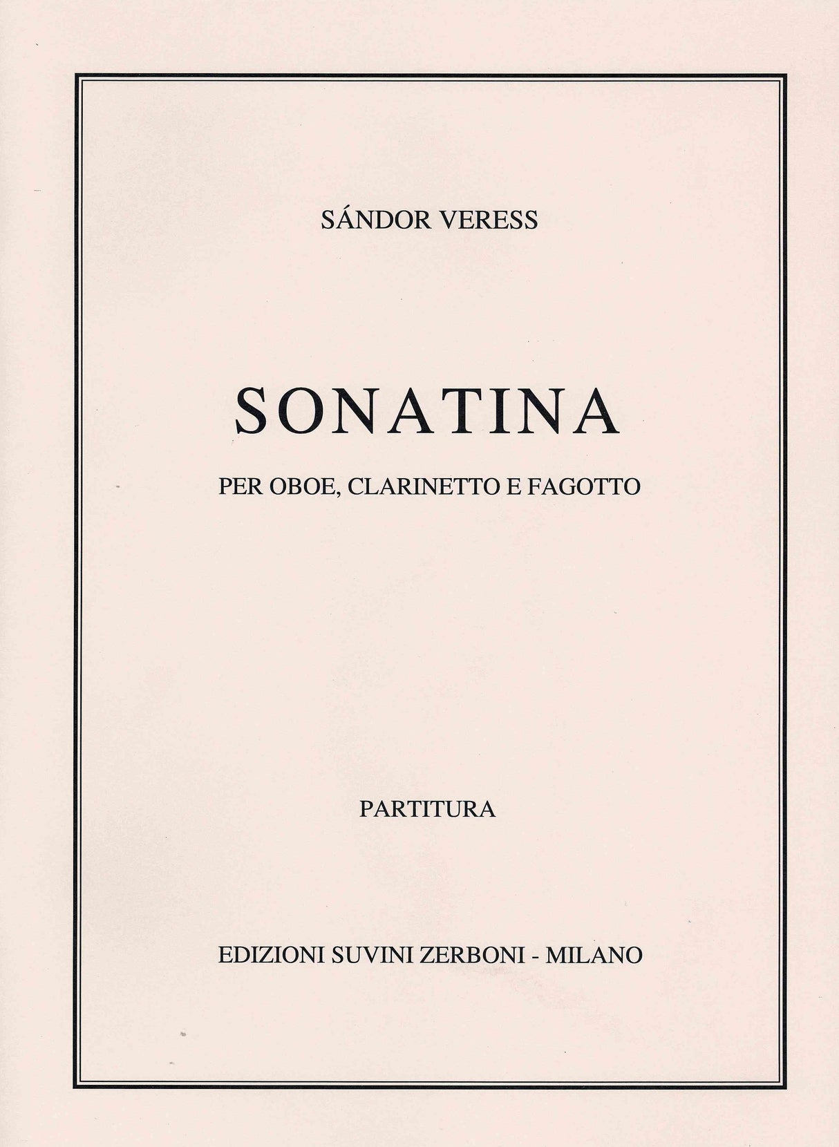 Veress: Sonatina