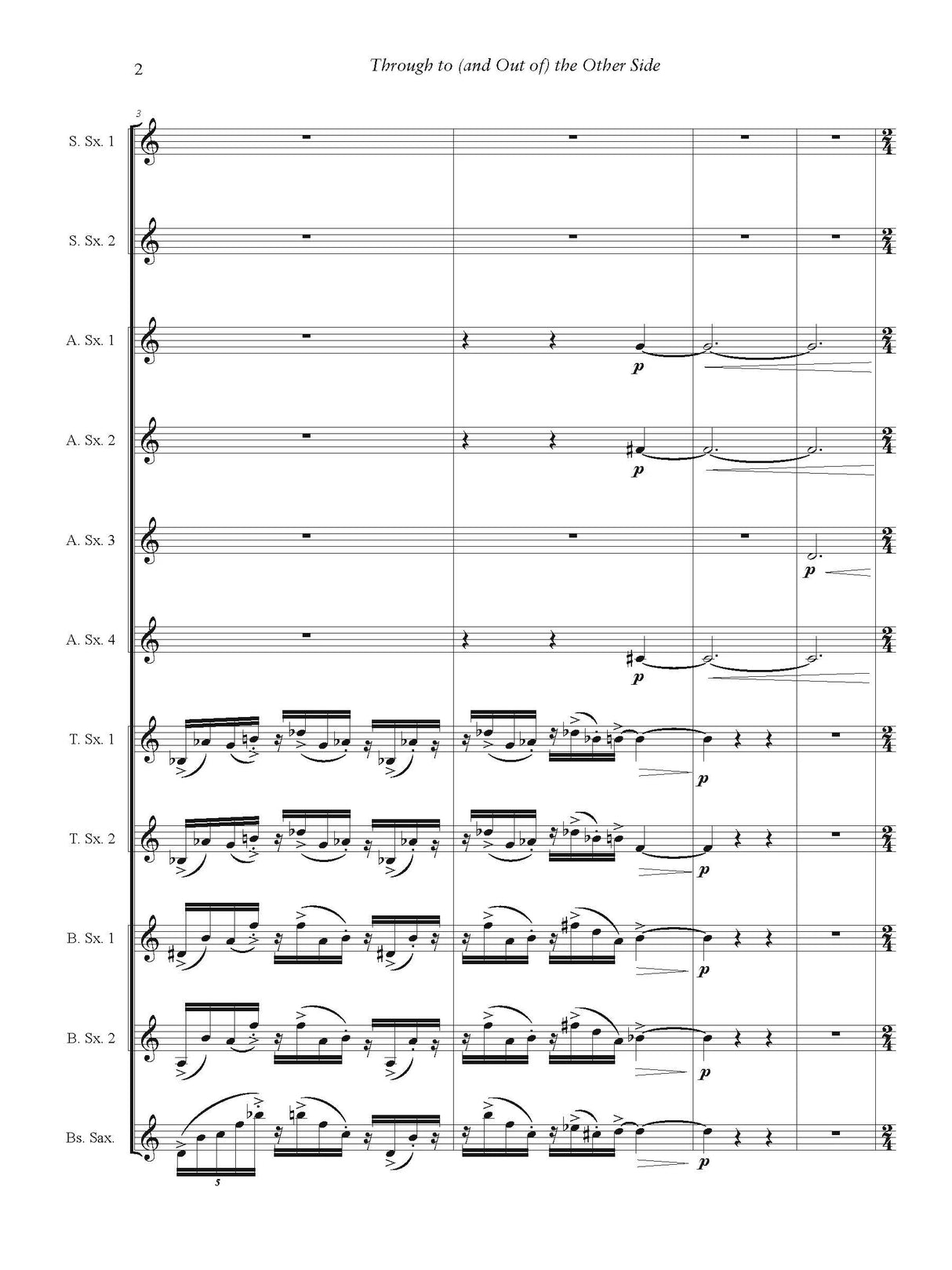 H. Biggs: Through to (and Out of) the Other Side