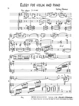 Stevens: Elegy for Violin & Piano