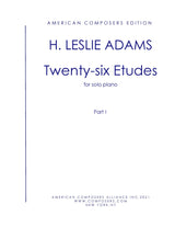 Adams: Etudes for Piano - Volume 1 (Nos. 1-12)