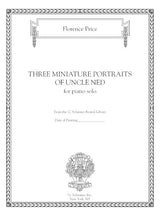 Price: Three Miniature Portraits of Uncle Ned