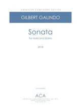 Galindo: Viola Sonata