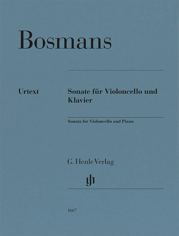 Bosmans: Cello Sonata