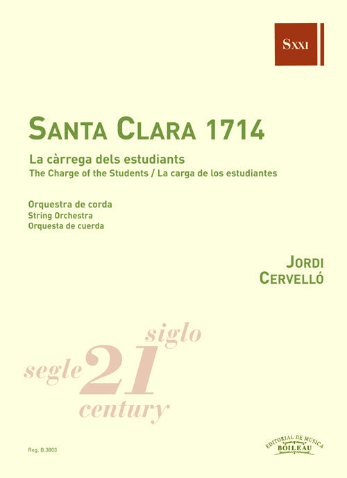 Cervelló: Santa Clara, 1714