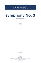 Weigl: Symphony No. 3 in B-flat Major