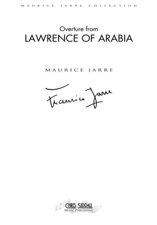 Jarre: Overture from Lawrence of Arabia