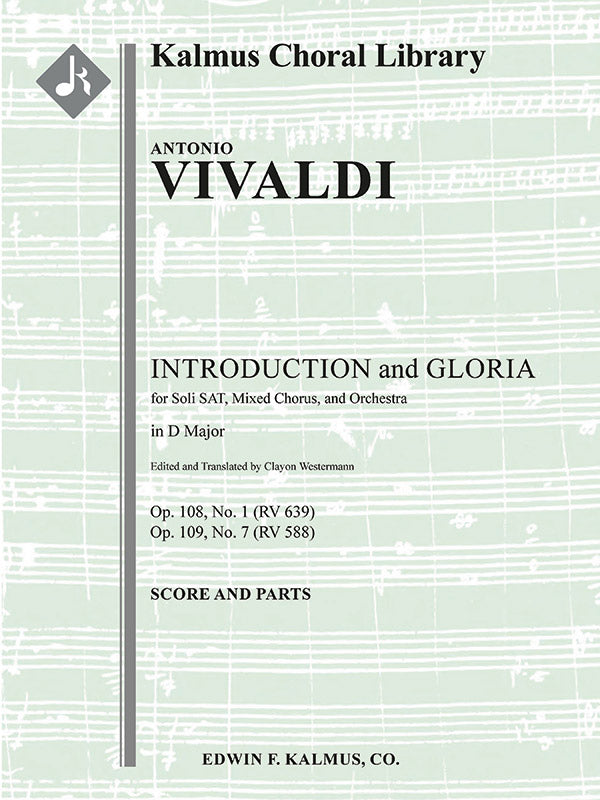 Vivaldi: Introduction [Jubilate], RV 639 (Op. 108, No. 1) & Gloria, RV 588 (Op. 109, No. 7)