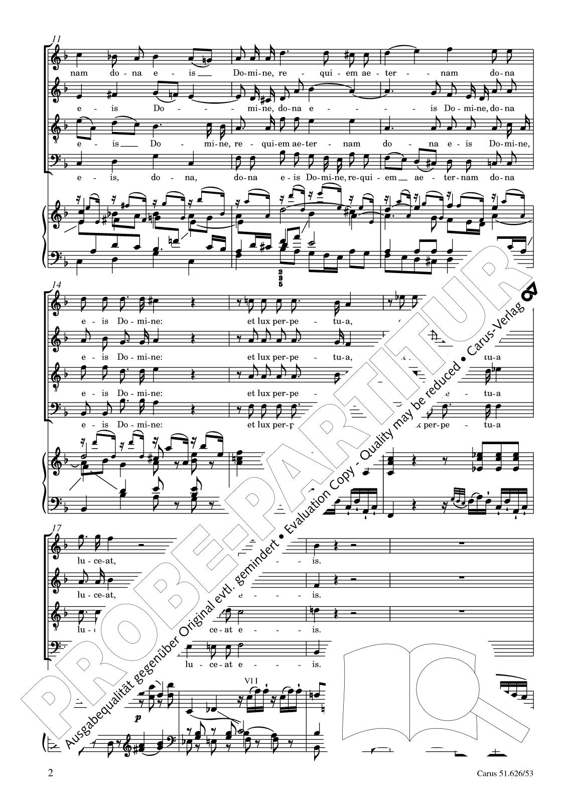 Mozart: Requiem, K. 626 (completed by Levin) – Ficks Music