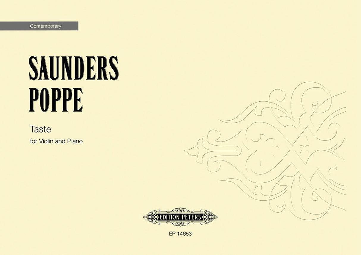 Saunders-Poppe: Taste