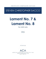 Sacco: Laments Nos. 7 & 8
