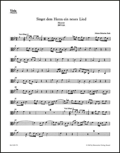 Bach: Singet dem Herrn ein neues Lied, BWV 225