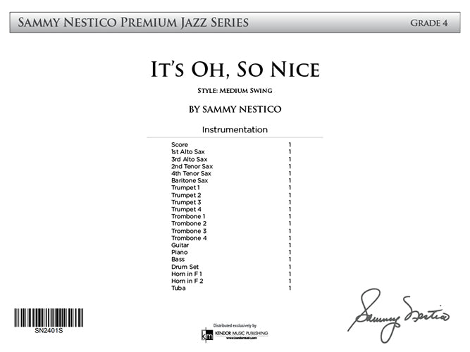 Nestico: It's Oh, So Nice