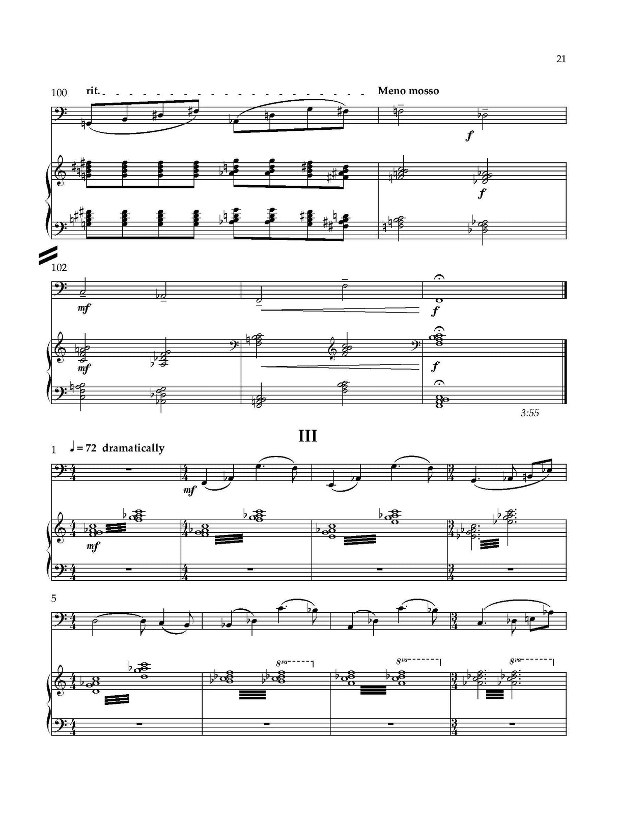 D. Richardson: Double Bass Sonata