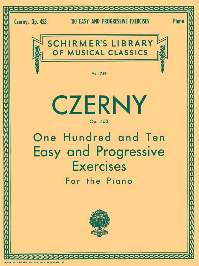 Czerny: 110 Easy and Progressive Exercises, Op. 453