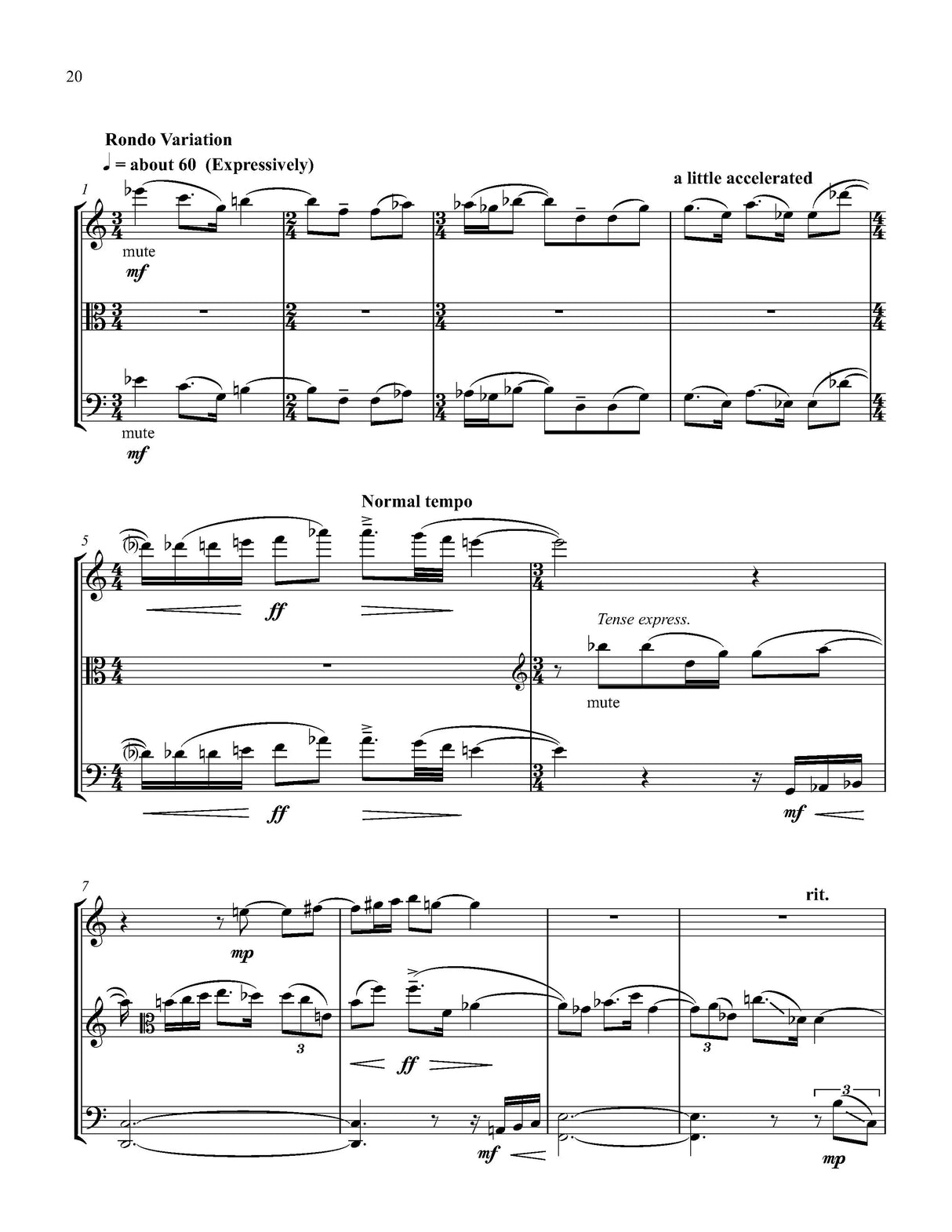 Tillis: Trio for Strings