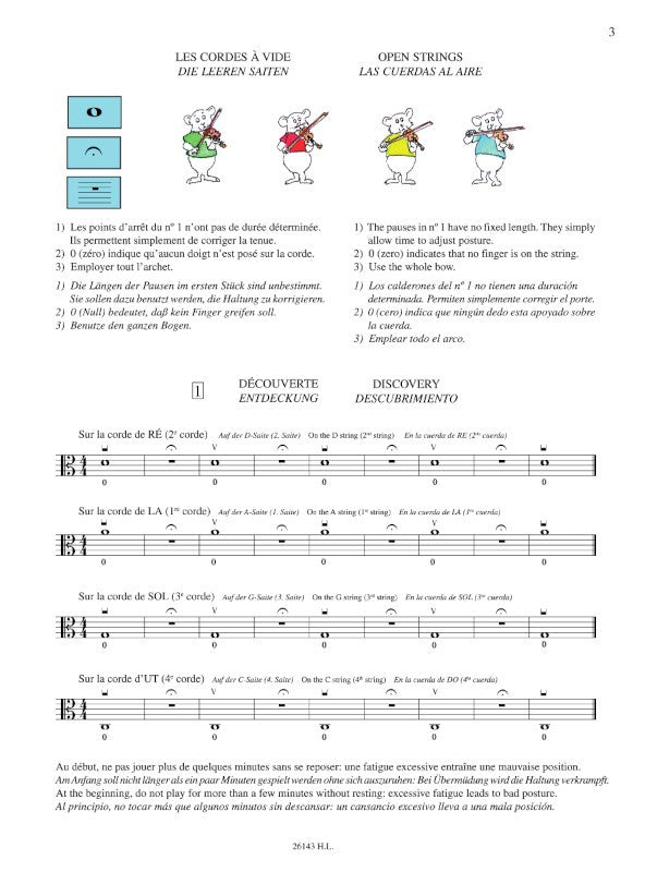 Méthode d'alto - Volume 1 (Débutants)