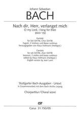 Bach: Nach dir, Herr, verlanget mich, BWV 150