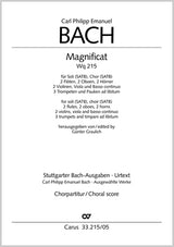 C.P.E. Bach: Magnificat, BR-CPEB E 4, Wq. 215