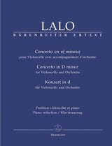 Lalo: Cello Concerto in D Minor