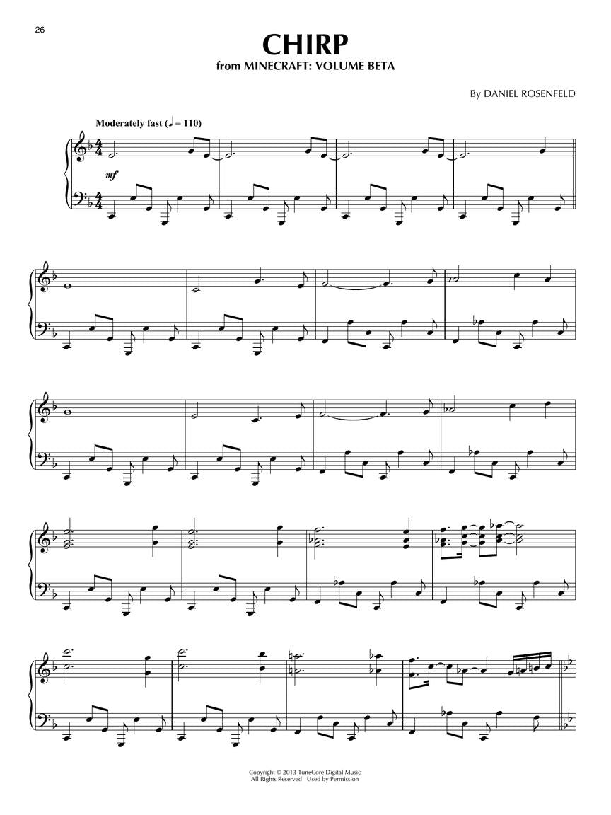 Music from Minecraft