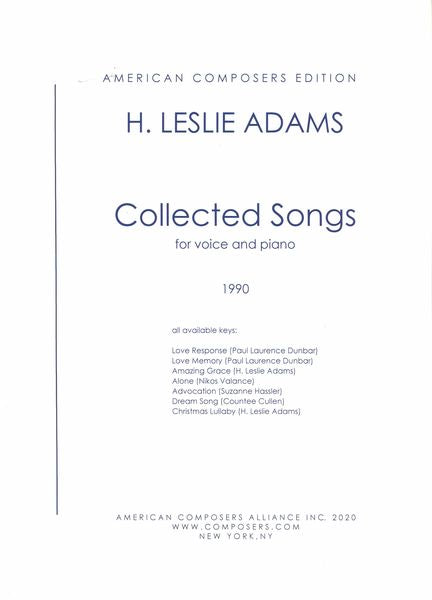 Adams: Collected Songs