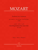 Mozart: Fantasia in F Minor, K. 608