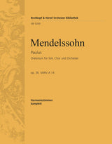 Mendelssohn: St. Paul, MWV A 14, Op. 36