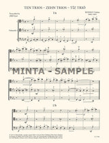 Kodály: Ten Trios from "Tricinia" (arr. for 3 cellos)