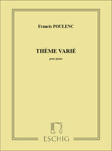 Poulenc: Thème Varié