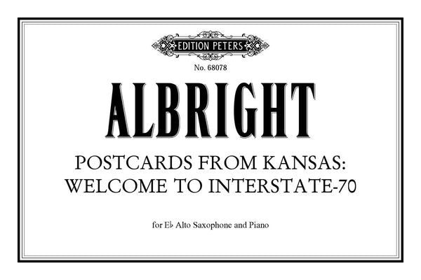 Albright: Postcard from Kansas: Welcome to Interstate-7