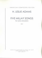 H.L. Adams: 5 Millay Songs