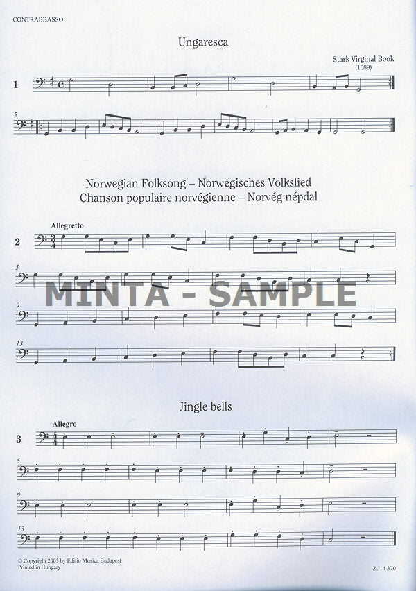 Repertoire for Music Schools - Double Bass