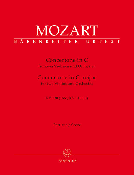 Mozart: Concertone for 2 Violins in C Major, K. 190 (186e)