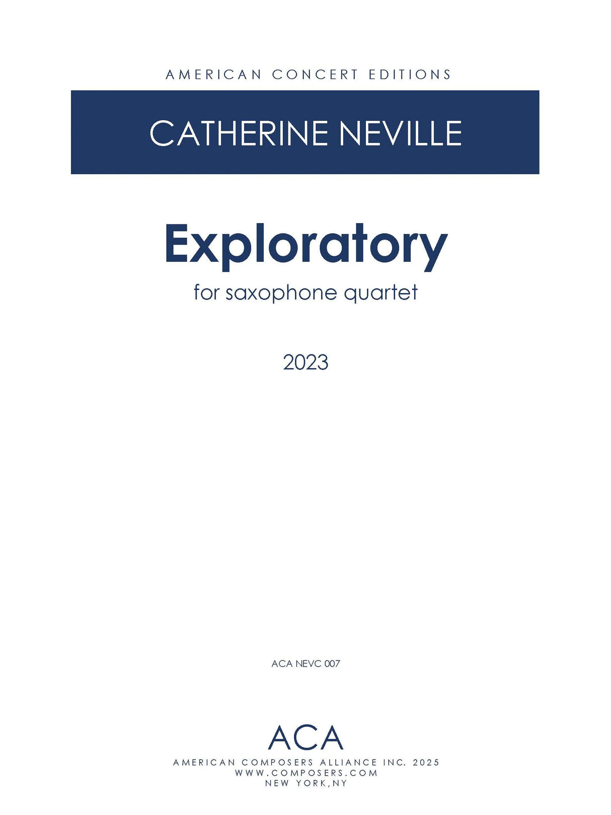 Neville: Exploratory