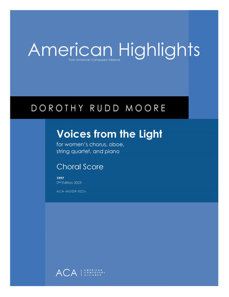 D.R. Moore: Voices from the Light