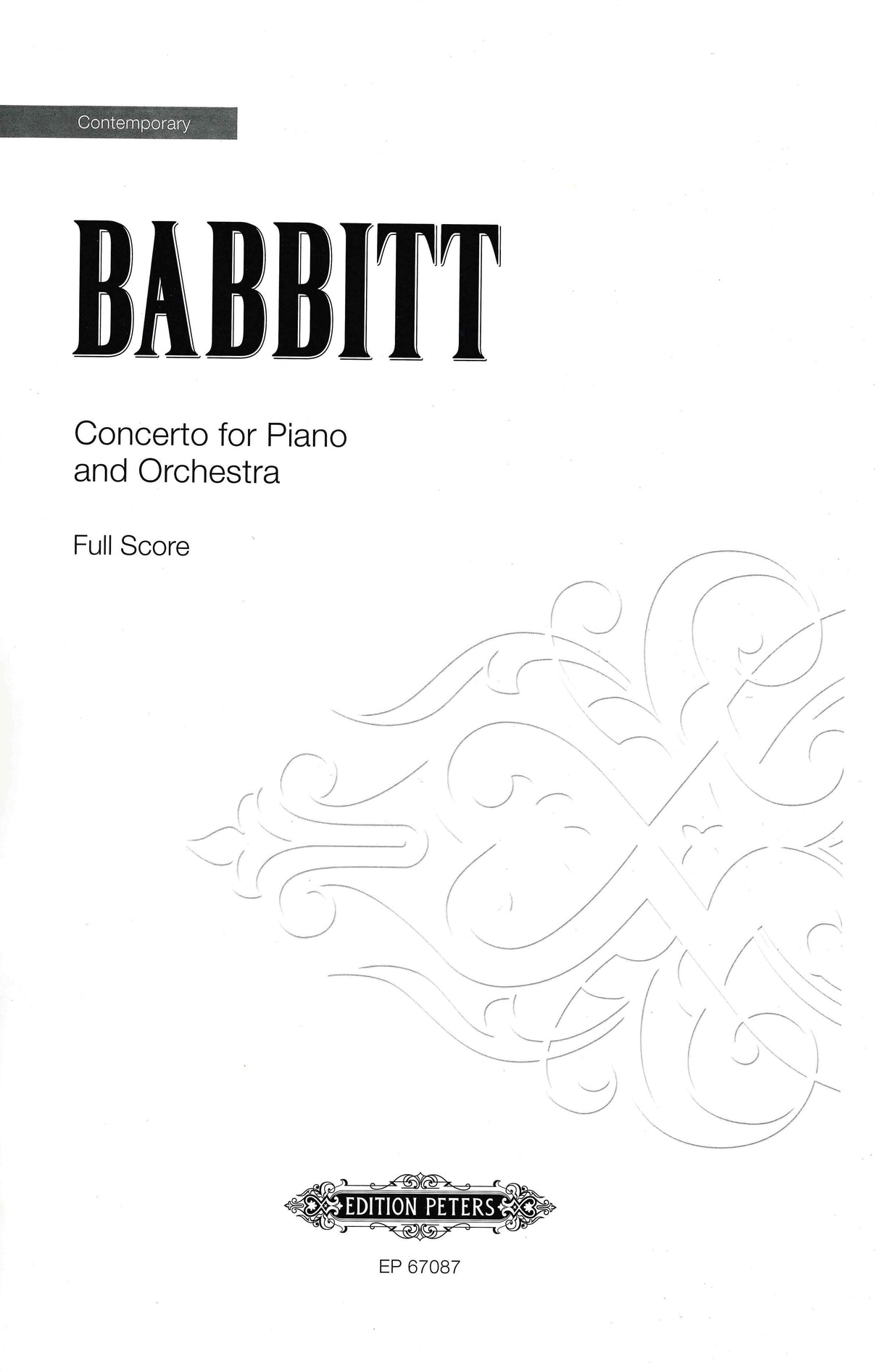 Babbitt: Piano Concerto