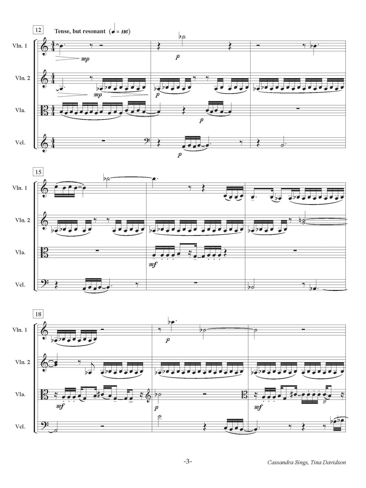 Davidson: Cassandra Sings