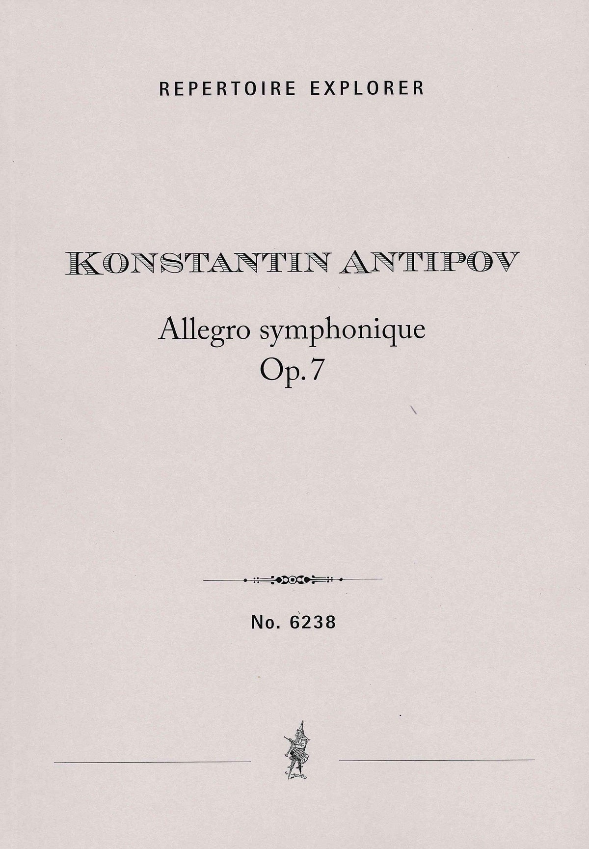 Antipov: Allegro symphonique, Op. 7