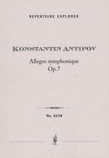 Antipov: Allegro symphonique, Op. 7