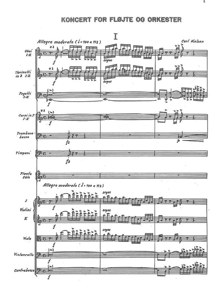 Nielsen: Flute Concerto – Ficks Music