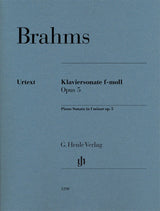 Brahms: Piano Sonata No. 3 in F Minor, Op. 5